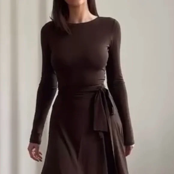 NWT AYM Bamboo Ballet Wrap Top - Picture 5 of 8